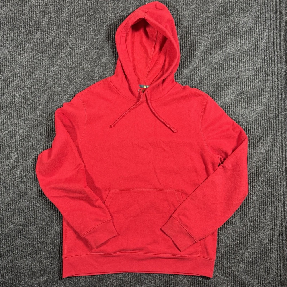 Tek Gear Ultra soft Fleece Crew Neck Sweatshirt Red Medium